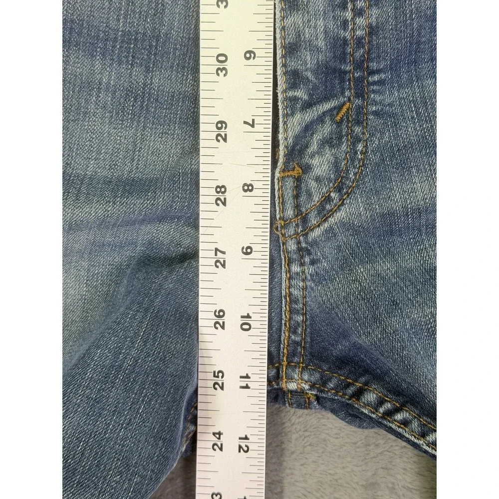 Levis 514 Jeans Mens 36x24*** Blue Straight‎ Slim Medium Wash Denim Mid Rise